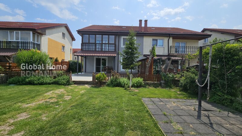 Pipera, American Village, vila 248 mp, teren 300 mp, 3 locuri parcare.